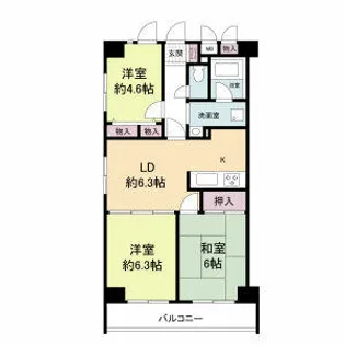 グランドゥ-ル太秦【7階】の間取り