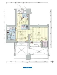 プレサンス京都洛南【6階】の間取り