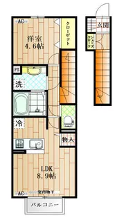 エスペランサ小倉北【2階】の間取り