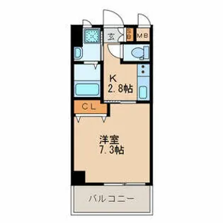 ERIOS COURT 香春口【4階】の間取り