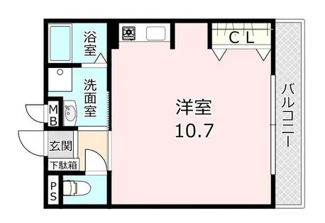プリンスビル【3階】の間取り