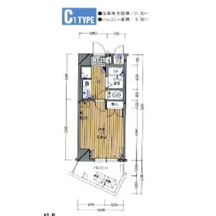 朝日プラザ小倉南【803号室】の間取り