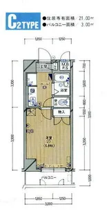 朝日プラザ小倉南【704号室】の間取り