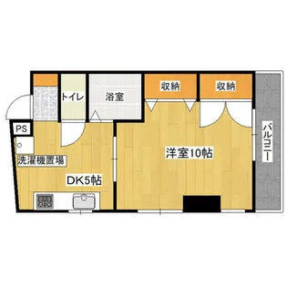 Iビル【505号室】の間取り