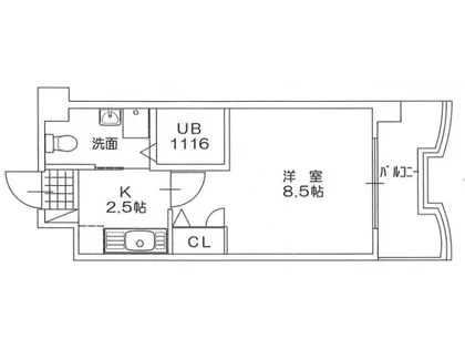 福岡県北九州市小倉南区北方2丁目【マンション】の間取り