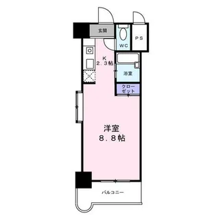 グラスコート【6階】の間取り