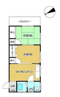 ハイム霧ケ丘【2階】の間取り