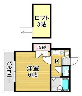 福岡県北九州市小倉北区高坊1丁目【アパート】の間取り