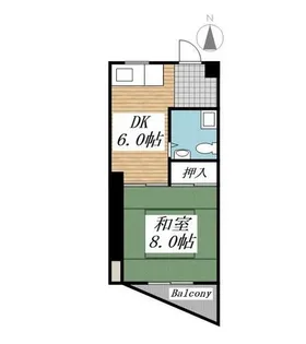TOEI城野ビル【0403号室】の間取り