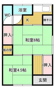 福岡県北九州市小倉南区若園1丁目【一戸建】の間取り