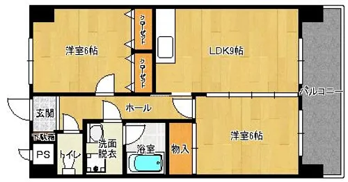 アイレックス【5階】の間取り