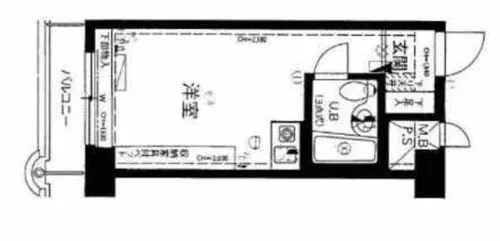 大阪府大阪市淀川区宮原2丁目【マンション】の間取り