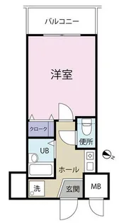 大阪府大阪市西区南堀江3丁目【マンション】の間取り