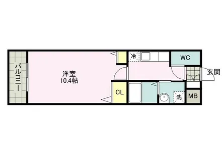 MDIブリサマリーナ花見が浜【507号室】の間取り