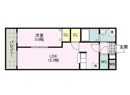 MDIブリサマリーナ花見が浜【4階】の間取り