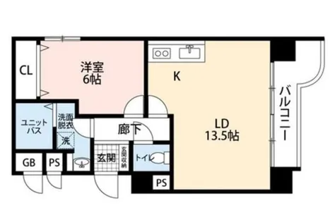 朝日プラザ赤坂【4階】の間取り
