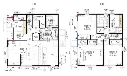 愛知県名古屋市守山区金屋2丁目【一戸建】の間取り
