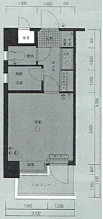 福岡県福岡市博多区美野島2丁目【マンション】の間取り