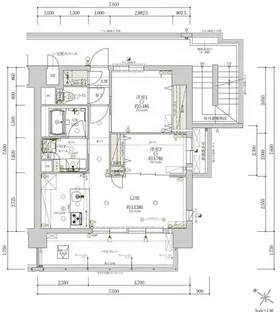 アクロス薬院グレイステージ【2階】の間取り