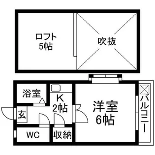 ベルハウス【2階】の間取り