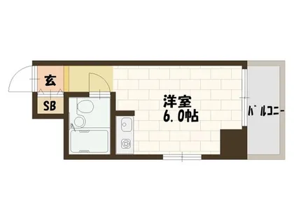 大阪府大阪市福島区玉川4丁目【マンション】の間取り