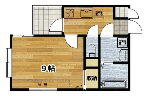 京都府京都市伏見区京町4丁目【マンション】の間取り