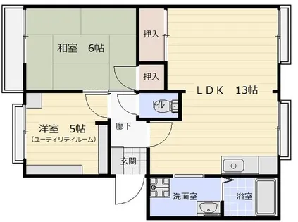 滋賀県彦根市中藪町【アパート】の間取り