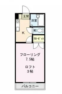 ラフォーレ坂本【1階】の間取り