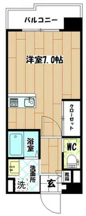 ノースステイツ西小倉【202号室】の間取り