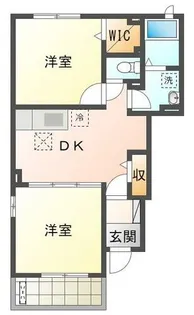 ノイ プロメナーデ【1階】の間取り