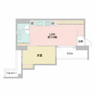 La Douceur湊町【4階】の間取り