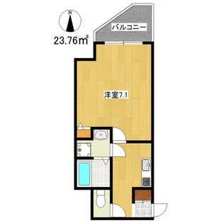 ラパンジール四天王寺東【302号室】の間取り