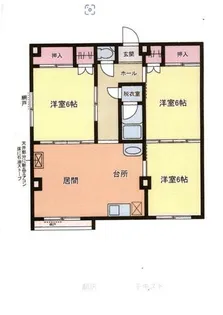 北海道札幌市豊平区西岡三条9丁目【マンション】の間取り