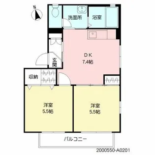 カーサ・ヴェルデ【1階】の間取り