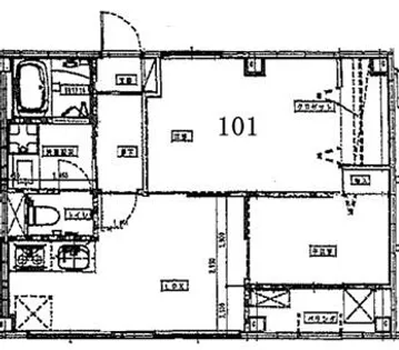 京都府京都市南区吉祥院西ノ庄西中町【マンション】の間取り