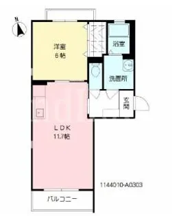 カーサカンパーナ【3階】の間取り