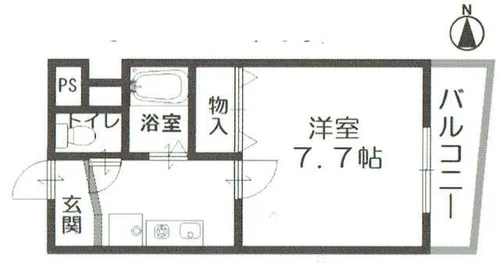 兵庫県神戸市東灘区魚崎北町2丁目【マンション】の間取り