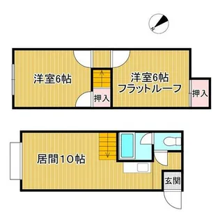 カサ・デ・セフィーロ【2階】の間取り