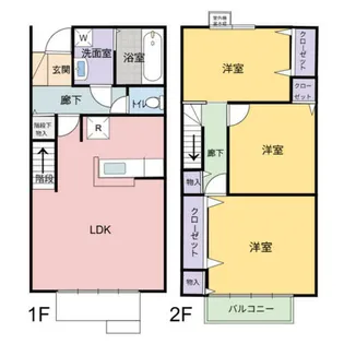 ディアコート西明石【B101号室】の間取り