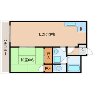 安部山公園センチュリー弐番館【403号室】の間取り