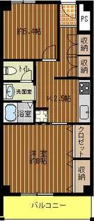 兵庫県神戸市東灘区御影中町1丁目【マンション】の間取り