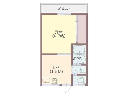 サニーハイツ【2階】の間取り