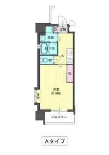 ラフィーネ葛原レスト【301号室】の間取り