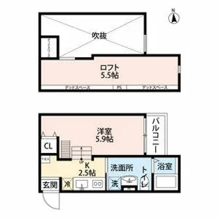 Y&Mアルタイル加納【1階】の間取り
