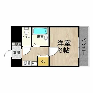 PS HIGASHI OSAKA(イマザキマンション)【311号室】の間取り