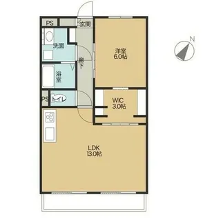 愛知県名古屋市千種区星ケ丘2丁目【マンション】の間取り