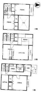 大阪府堺市西区鳳東町7丁【一戸建】の間取り
