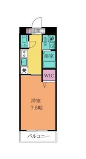 salice柳町【307号室】の間取り