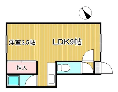 ベルツリー【202号室】の間取り