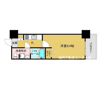 福岡県福岡市東区東浜1丁目【マンション】の間取り